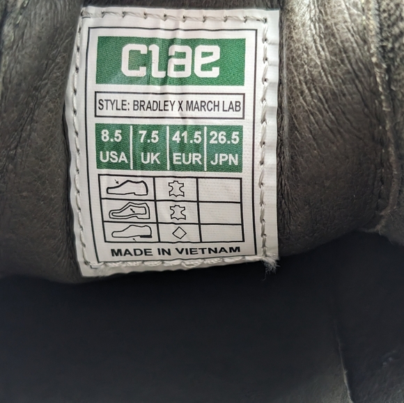 Men's CLAE X March LA.B 'Olive Suede' - Size 8.5 - Picture 5 of 7
